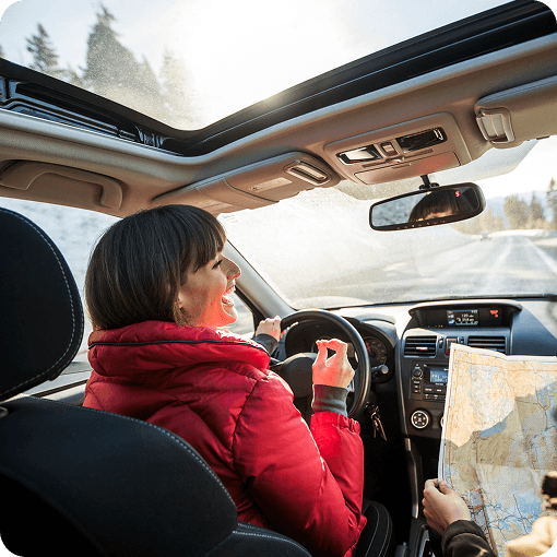 Driver searching vehicles in the Tale Rent app